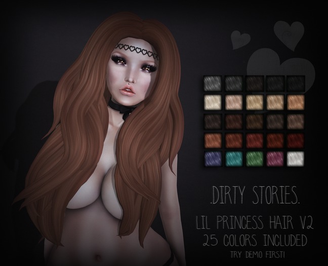 .DirtyStories. Lil Princess Hair v2