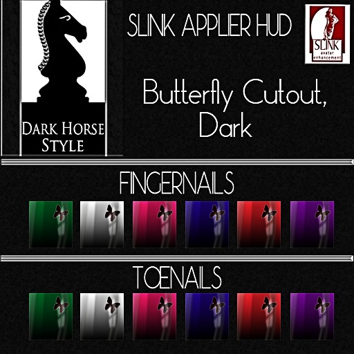 !DHS Butterfly Cutout, Dark