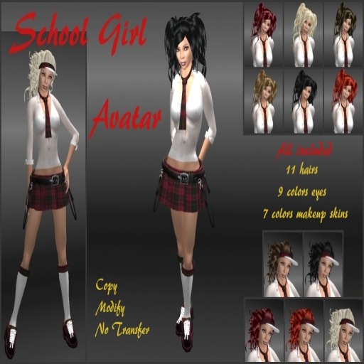 *ALT* School Girl Avatar