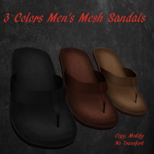 3 Colors Men's Mesh Sandals