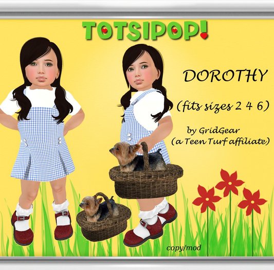 TOTSIPOP! Dorothy Clothing Set
