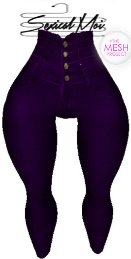 Grape Highwaist jeans- TheMeshProject