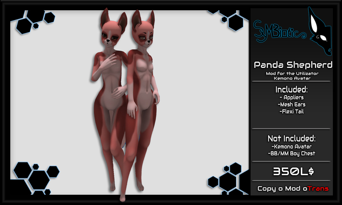 [Symbiotic] Panda Shepherd Kemono Rose
