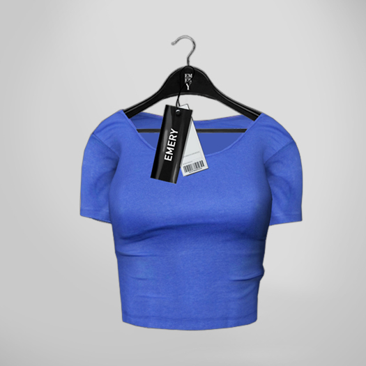 Emery Crop Top Feroe Blue