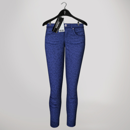 Emery Andy Leopard Jeans Blue