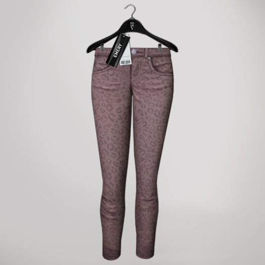 Emery Andy Leopard Jeans Mocha