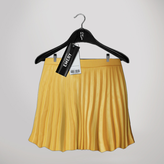 Emery Proenza Pleated Skirt Tan