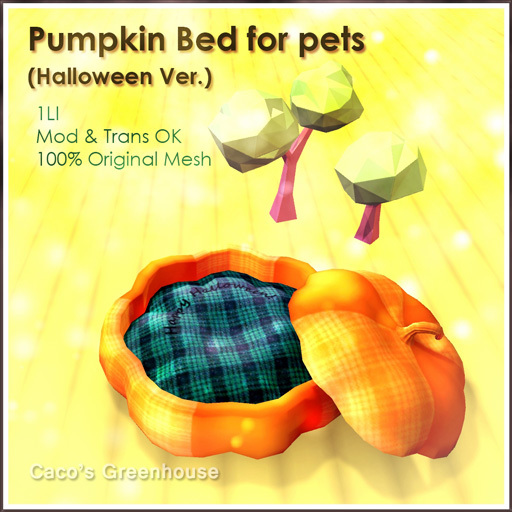 [CGH] Pumpkin Bed Plaid (Halloween Ver.) copy