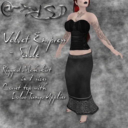 @->~ISD Velvet Empress ~ Sable