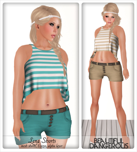 ! Beautiful Dangerous ! Lana Shorts [Demo]
