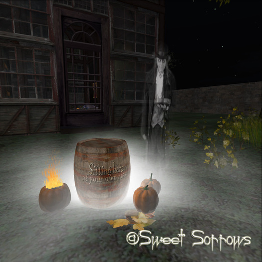 Halloween Barrel **Sweet Sorrows** MESH Box MP