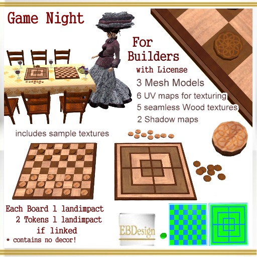 EBDesign - Game Night - Boardgame Pack