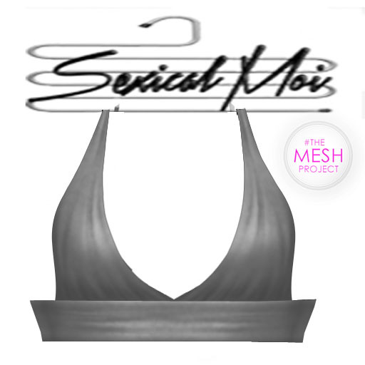 Grey anytime top- TheMeshProject