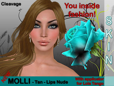 Second Life Marketplace - *ZStore* SKIN MOLLI - Tan - Lip Nude Cleav