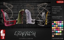 [Etchaflesh] Rip And Tear Purgatori Stilettos For SLINK HIGH
