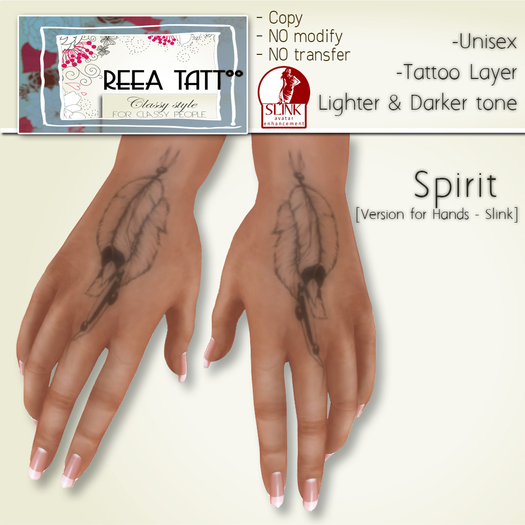 .::ReeA Tattoo::. Spirit [Version for Hands - Slink]