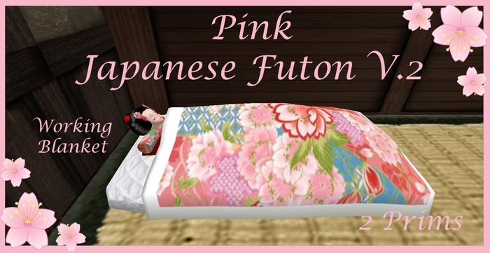 Pink Japanese Futon V.2 BOXED