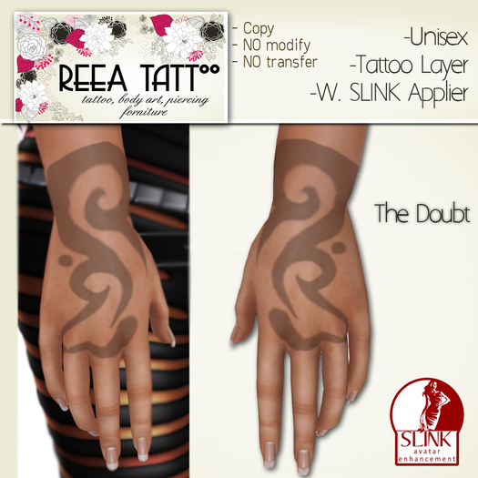 .::ReeA Tattoo::. The Doubt (for Slink Hands)
