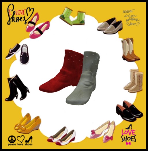 HFO Flat Boots 7 Texture Color Change