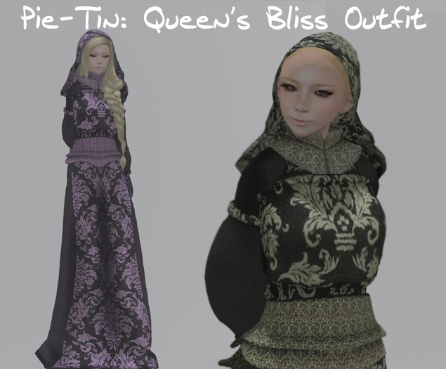 Pie-Tin: The Queen's Bliss Outfits - FATPACK