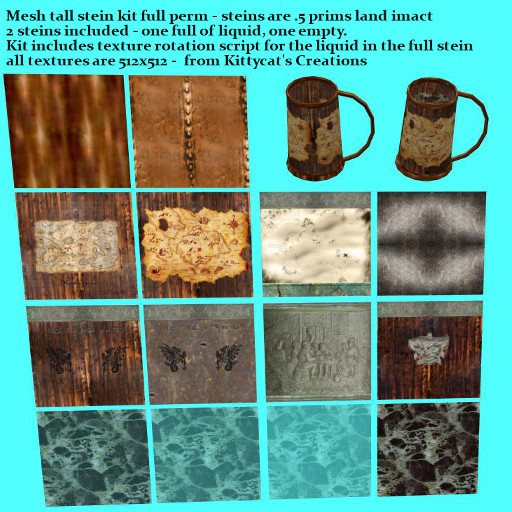 Pirate tall stein kit with textures box V2