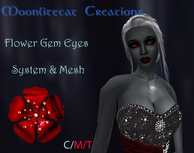 Moonlitecats Cinnabar Flower Eyes
