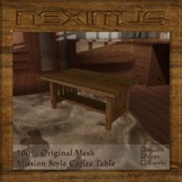 .:NDG:. Mission Style End Table Product Box