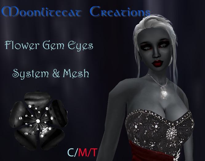 Moonlitecats Obsidian Flower Eyes