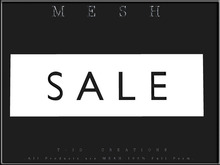T-3D Creations [ SALE - C ] Regular MESH - Full Perm -
