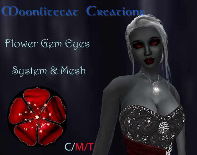 Moonlitecats Ruby Flower Eyes