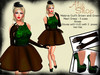 Melanie outfit brown and green700x525