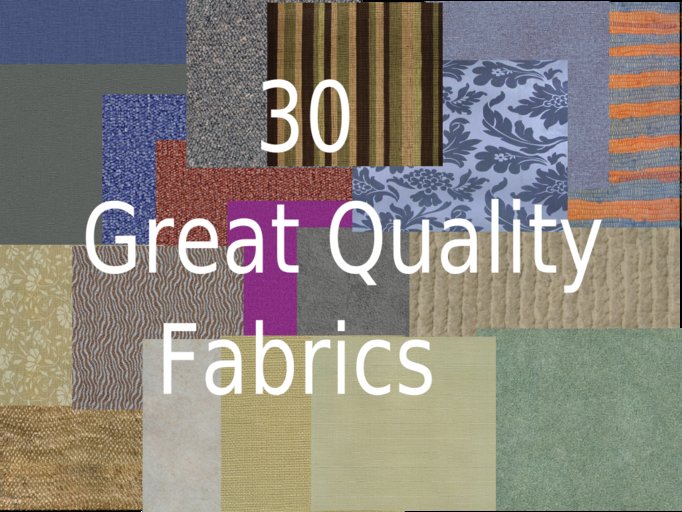 30 different fabric textures collection