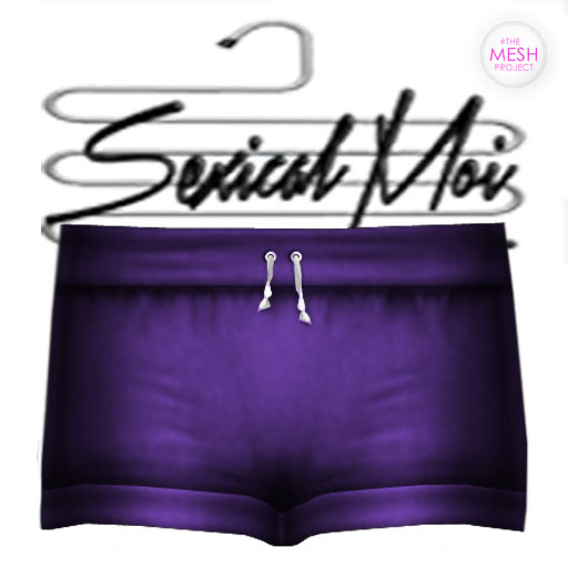 Grape sweat shorts- TheMeshProject