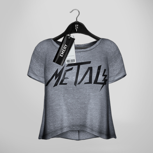Emery Top Metal Light Grey