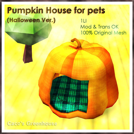 [CGH] Pumpkin Bed Plaid (Halloween Ver.) copy