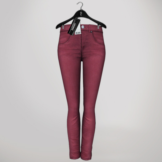 Emery Mid-Rise Skinny Jeans Verve Berry