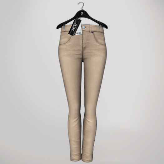 Emery Mid-Rise Skinny Jeans Verve Beige