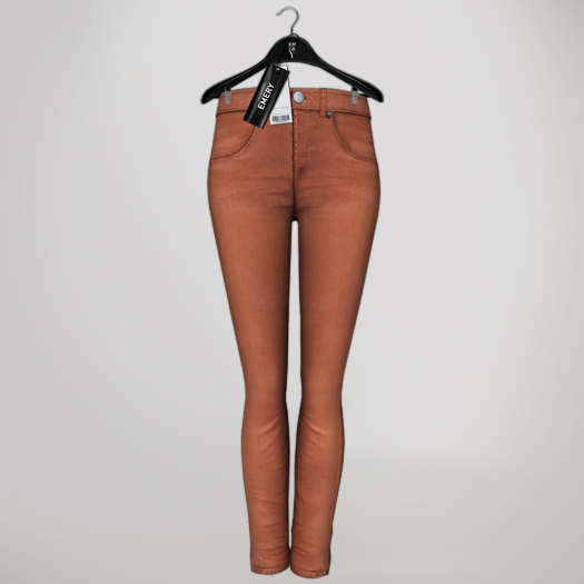 Emery Mid-Rise Skinny Jeans Verve Terracotta