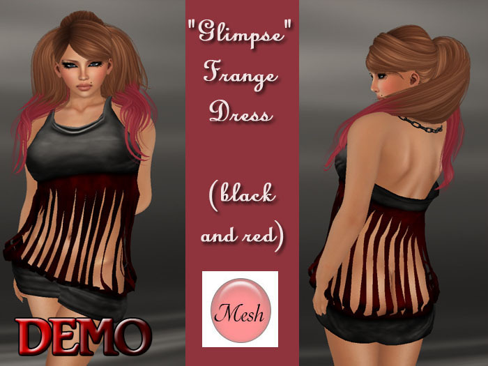 "Glimpse" Frange Dress Mesh DEMO