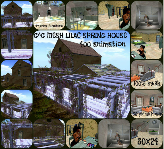 G^G MESH LILAC SPRING HOUSE