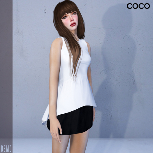 *COCO*_PeplumBlouse(withSkirt)_DEMO