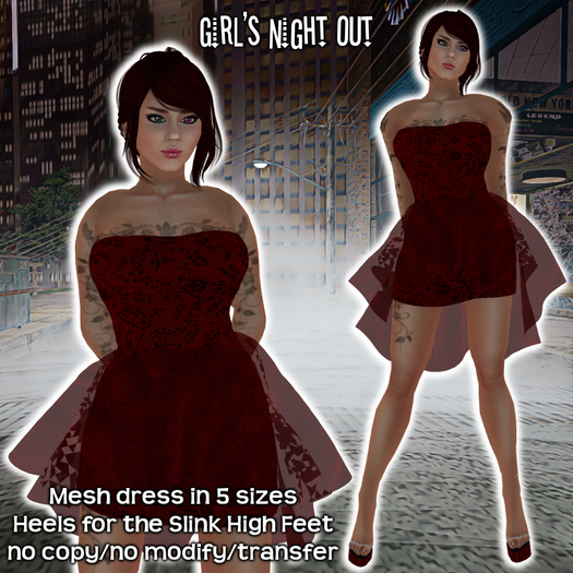 HANAU - Girls' Night Out Red -boxed-