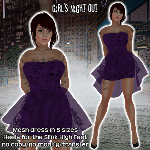 HANAU - Girls' Night Out Purple -boxed-