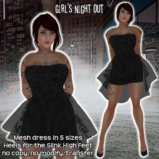 HANAU - Girls' Night Out Black -boxed-