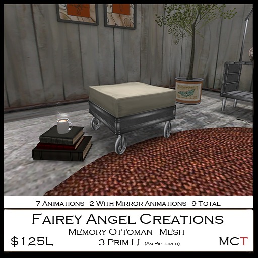 FAC Memory Ottoman Crated 125L