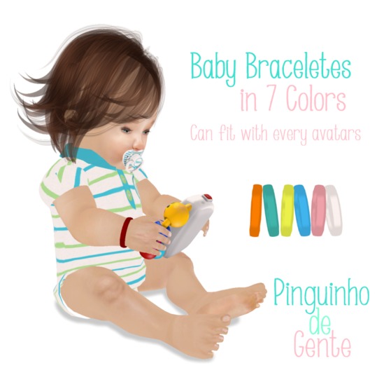 PdG - Baby Braceletes 7 Colors