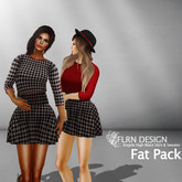  Angela High Waist Skirt & Sweater FatPack