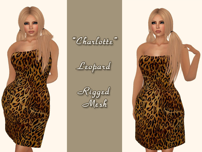 Charlotte - Leopard - Rigged Mesh