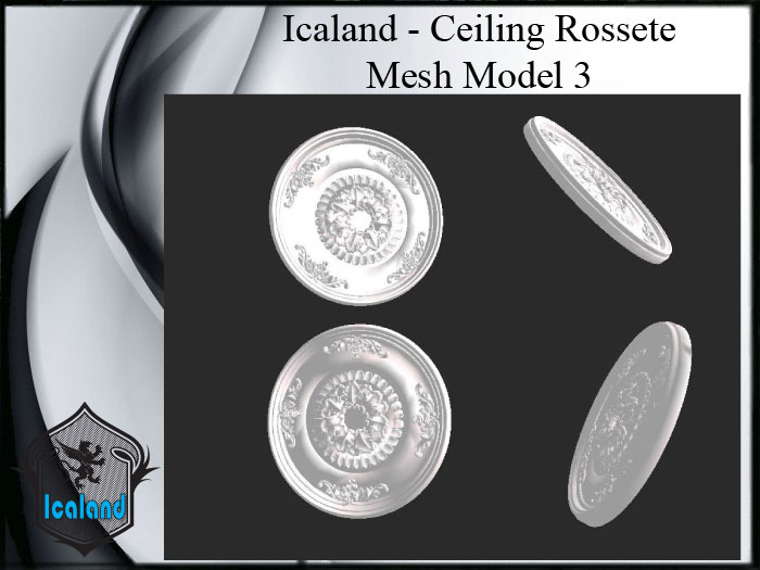 Icaland - Ceiling Rossete Model 3