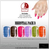 [Stellar] Essential Colors 3 - Super Gloss Nail Polish (Slink Hud)
